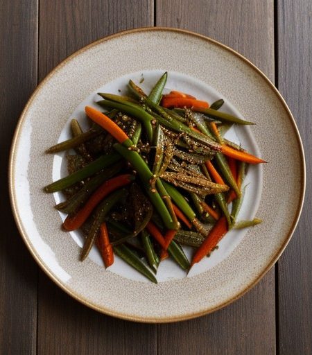 Lemon Grass Spicy Vegetables (Pat Pet Takrai recipe image