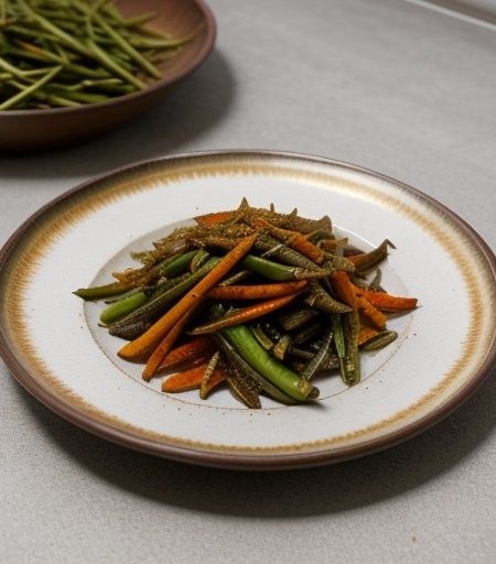 Lemon Grass Spicy Vegetables (Pat Pet Takrai recipe image