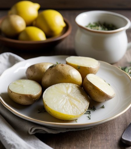 Lemon Herb Potatoes recipe image