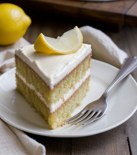 Lemon Lady Finger Cake (Elegant but Easy recipe image