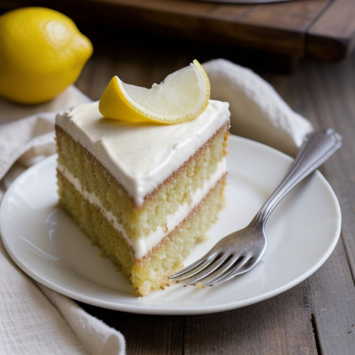 Lemon Lady Finger Cake (Elegant but Easy recipe image