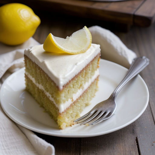 Lemon Lady Finger Cake (Elegant but Easy recipe image