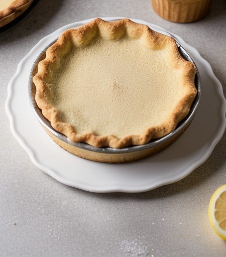 Lemon Macaroon Pie recipe image