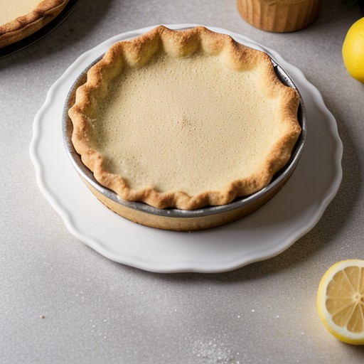 Lemon Macaroon Pie recipe image