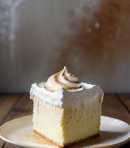 Lemon Meringue Angel Food Cake recipe image