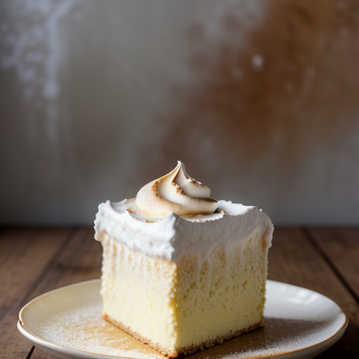 Lemon Meringue Angel Food Cake recipe image