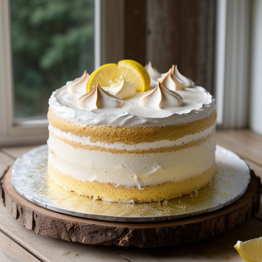 Lemon Meringue Cake recipe image