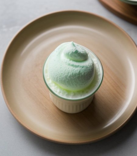 Lemon Mint Milk Sherbet recipe image