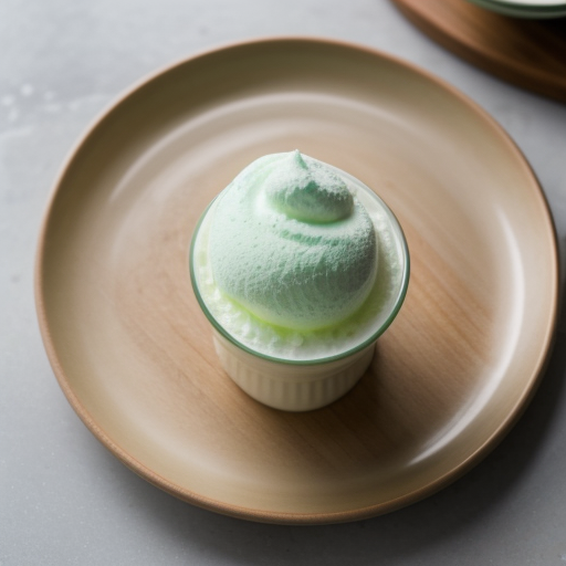 Lemon Mint Milk Sherbet recipe image