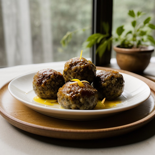 Lemon-Olive Meatball Appetizers recipe image