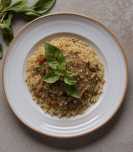 Lemon-Orzo Pilaf recipe image