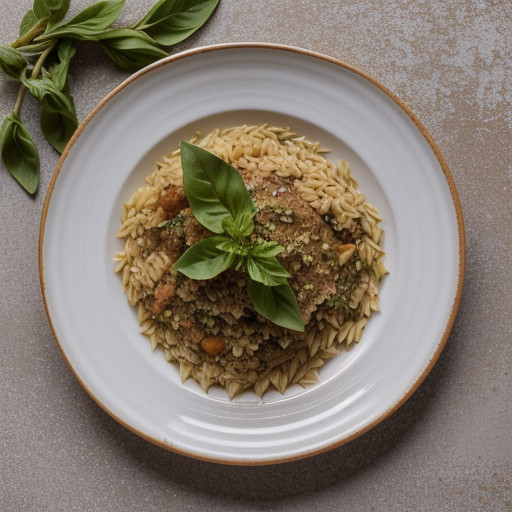 Lemon-Orzo Pilaf recipe image