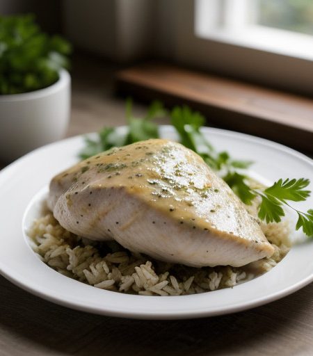 Lemon Parsley Chicken and Rice recipe image