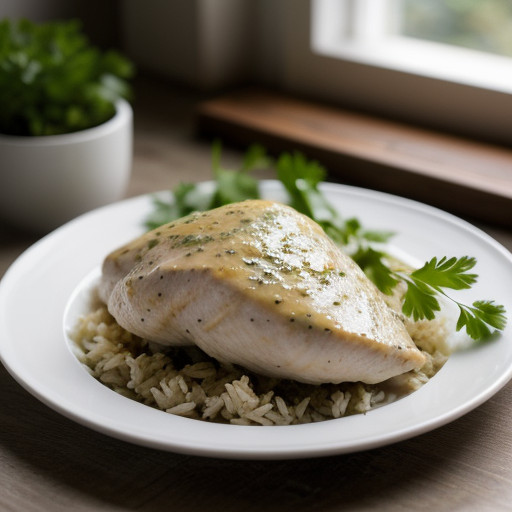 Lemon Parsley Chicken and Rice recipe image