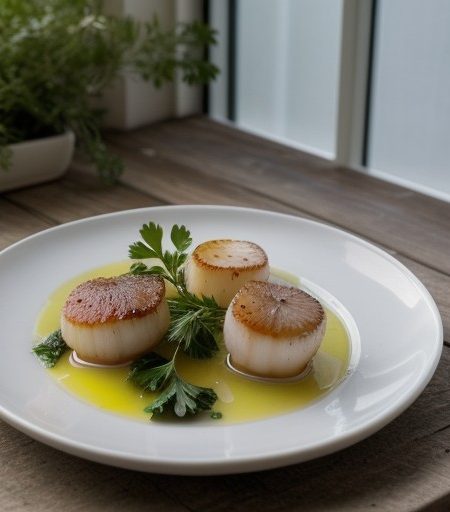 Lemon Parsley Scallops recipe image