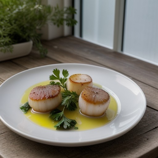 Lemon Parsley Scallops recipe image