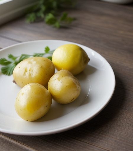 Lemon Parsleyed Potatoes recipe image