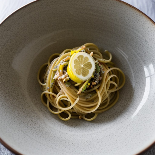 Lemon Pasta Salad With Peppercorn-Coconut Glaze recipe image