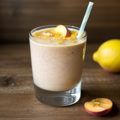 Lemon Peach Smoothie recipe image