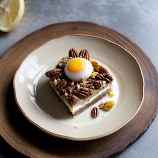 Lemon-Pecan Torte recipe image