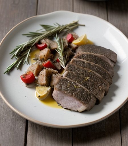 Lemon-Pepper Pork Loin - Country Cooking recipe image