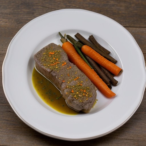 Lemon - Pepper Steak and Carrots recipe image