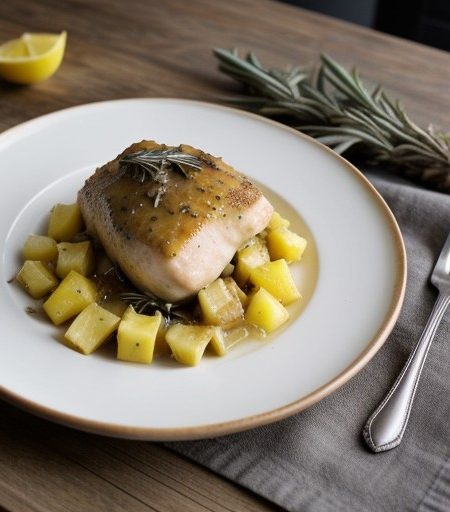 Lemon-Pineapple Baked Chicken recipe image