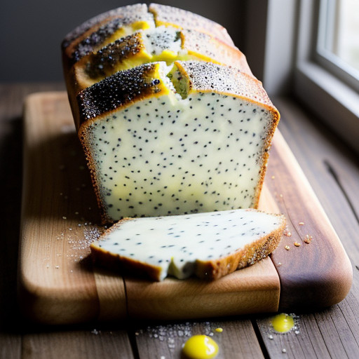 Lemon Poppy Seed Sweet Bread Abm recipe image