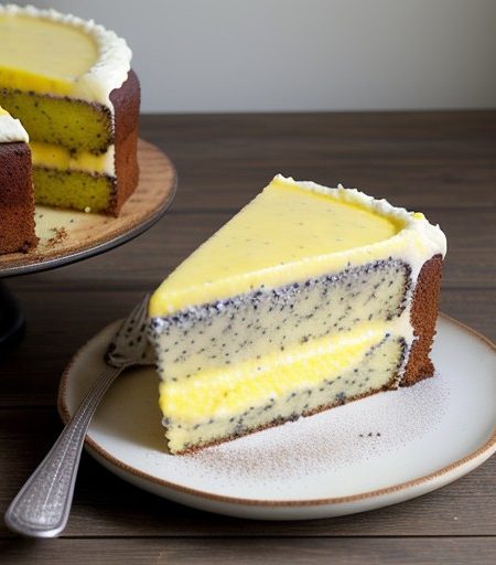Lemon Poppyseed Cake recipe image