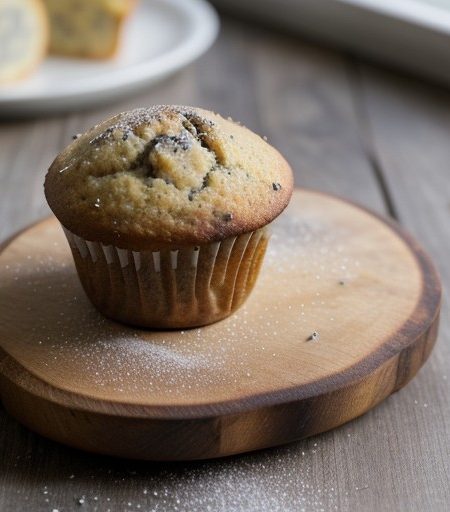 Lemon-Poppyseed Muffins/ Low-Fat recipe image