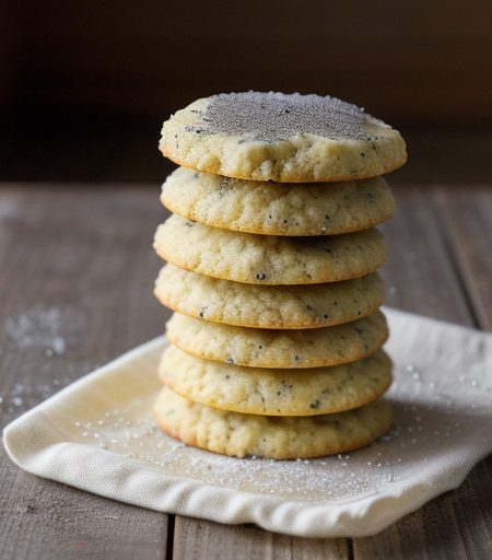 Lemon-Poppyseed Spritz Cookies recipe image