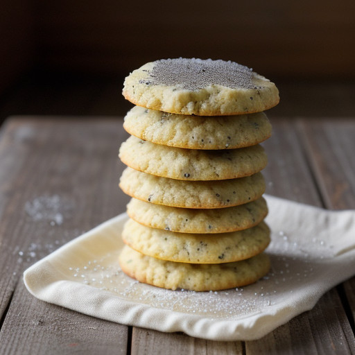 Lemon-Poppyseed Spritz Cookies recipe image