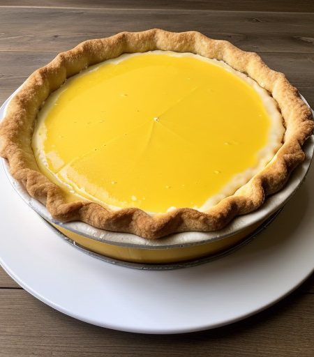 Lemon Pudding Pie recipe image