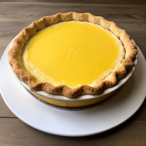 Lemon Pudding Pie recipe image