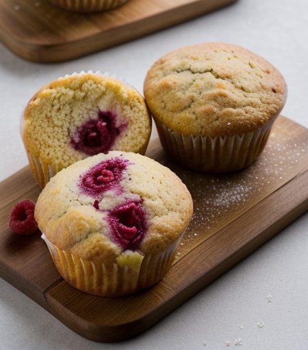 Lemon Raspberry Muffins recipe image
