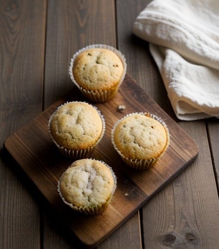Lemon Raspberry Muffins (Rich Harper recipe image