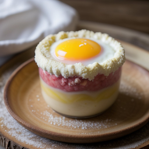 Lemon-Rhubarb Cloud Pudding - Country Living recipe image