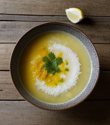 Lemon Rice Soup recipe image
