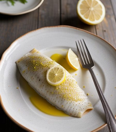 Lemon Rice Stuffed Sole recipe image