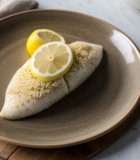 Lemon Rice Stuffed Sole recipe image