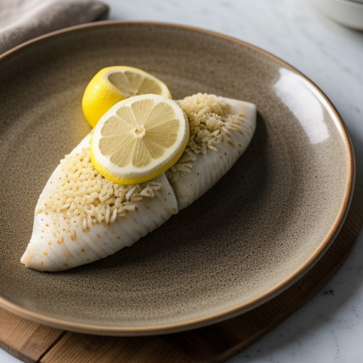 Lemon Rice Stuffed Sole recipe image