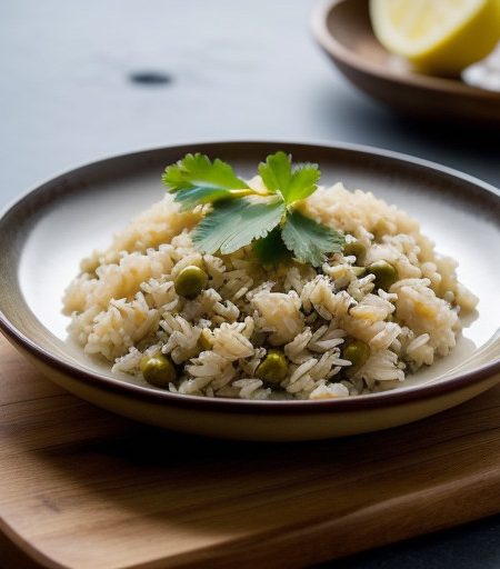 Lemon Rice and Peas recipe image