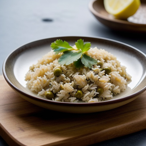 Lemon Rice and Peas recipe image