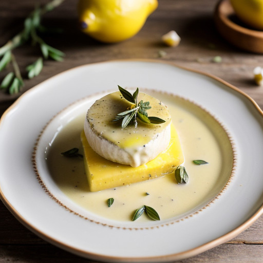 Lemon Roasted Garlic Beurre Blanc recipe image