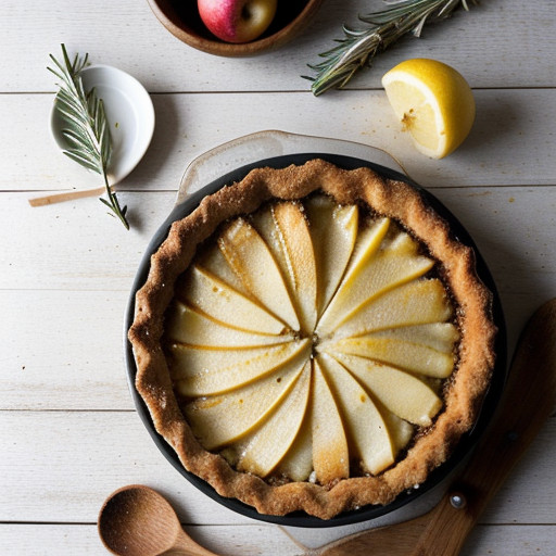Lemon-Rosemary Apple Cobbler recipe image