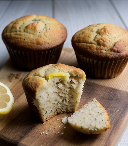 Lemon-Rosemary Muffins (3.5 PTS recipe image