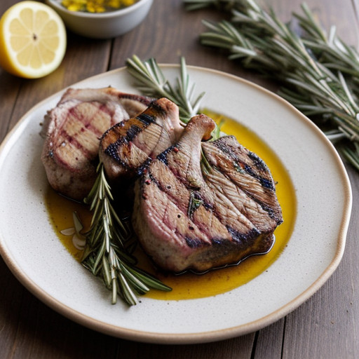 Lemon-Rosemary Shoulder Lamb Chops recipe image