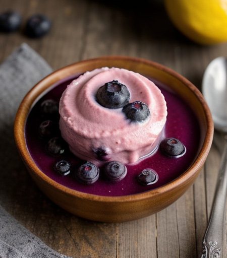 Lemon-Scented Blueberry Sauce - Bon Appetit recipe image