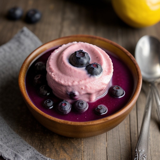 Lemon-Scented Blueberry Sauce - Bon Appetit recipe image