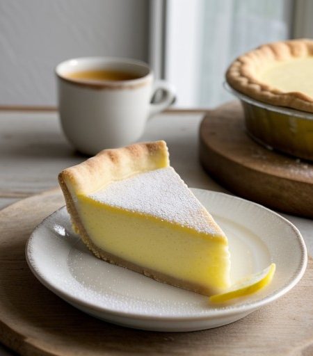 Lemon Sponge Pie recipe image